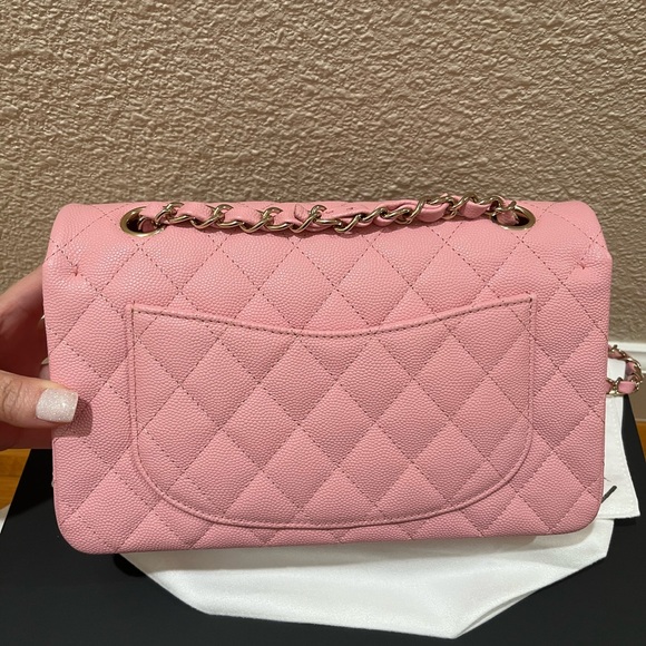 Chanel Small Classic Flap 22C pink caviar - Picture 2 of 11